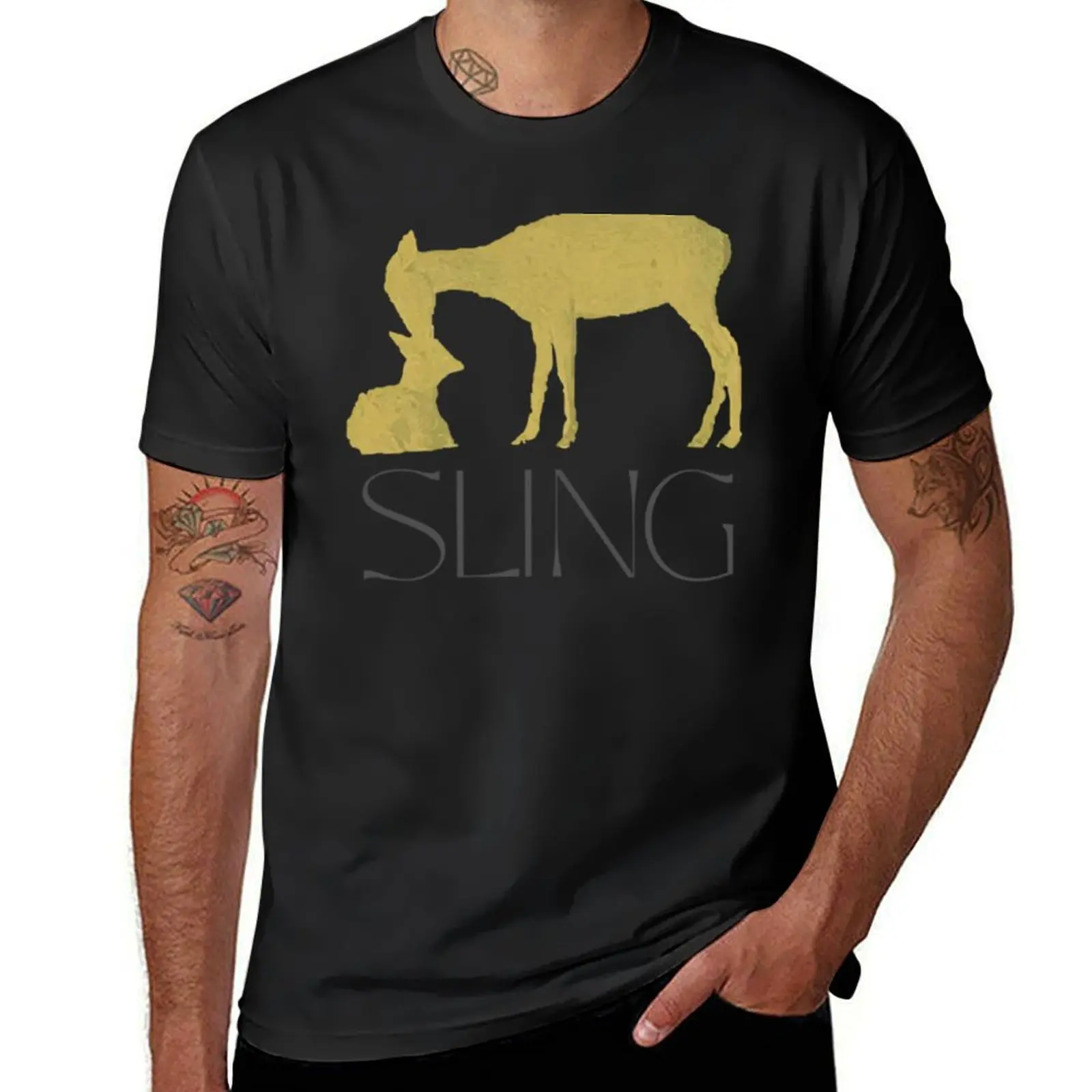 Sling Clairo Deer T-Shirt cute clothes customs mens plain t shirts