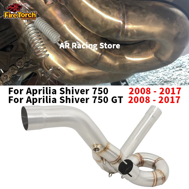 

For Aprilia Shiver 750 2008 to 2016 2017 SL 750 SL750 / GT Shiver 750 Motorcycle Exhaust Mid Link Pipe Connect Original Muffler