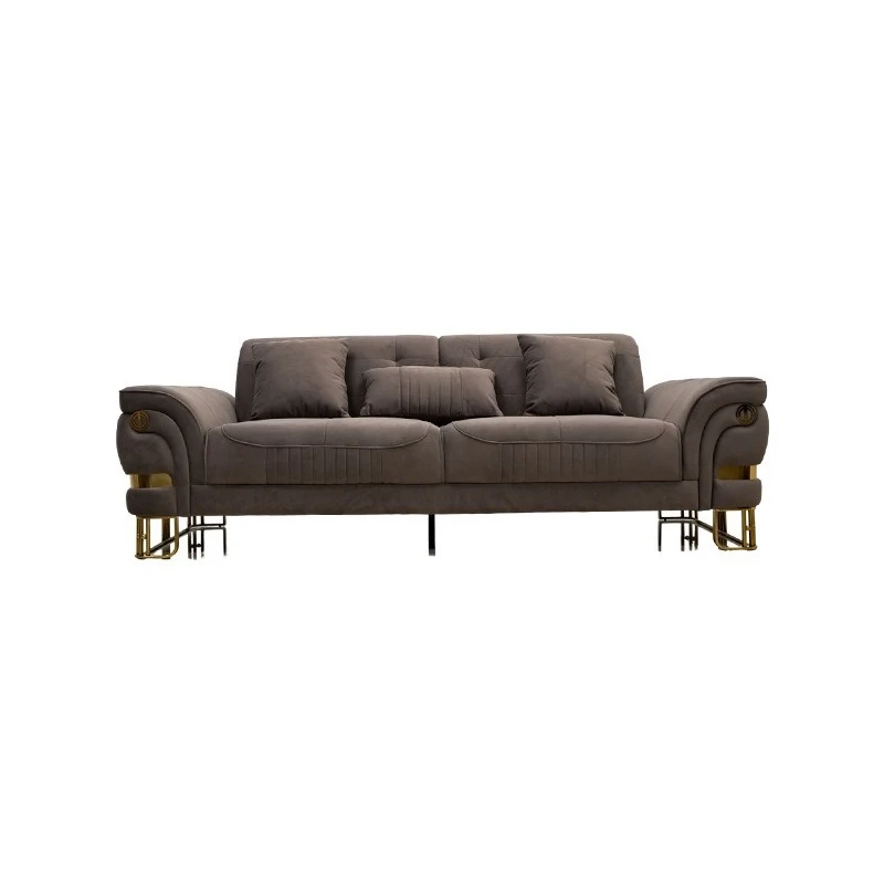 High-end sofa, American flannel sofa combination, small apartment sofa