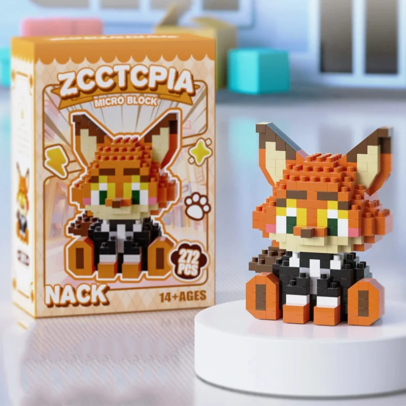 NEW Disney Zootopia 2 Building Blocks Judy Nick Gary Snake Blocks Cartoon Character Model Educational Toys Fans Birthday Gifts