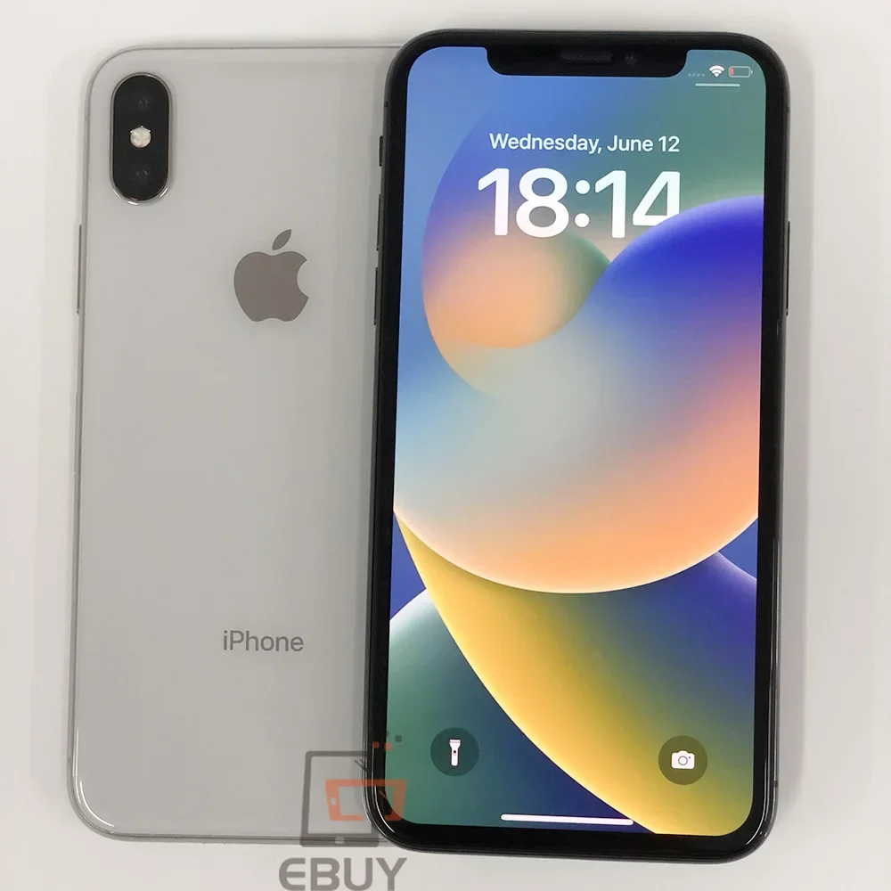 هاتف Apple iPhone X الأصلي 4G LTE المحمول 3GB RAM 64/256GB ROM Face ID 12MP هاتف محمول لاسلكي غير مقفول