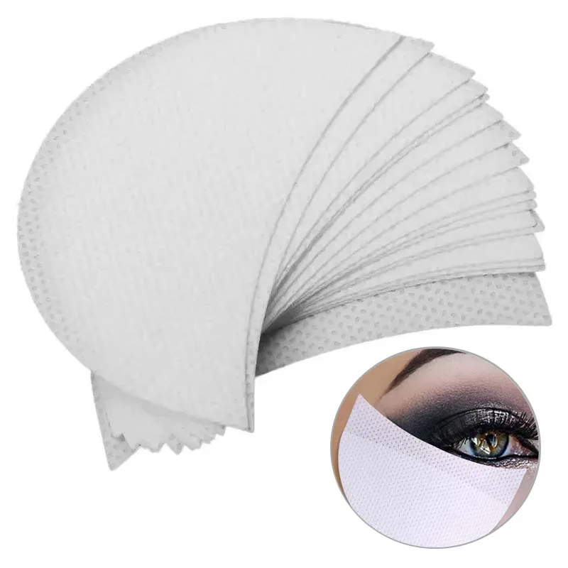 20/30/50/100pcs Pro Cotton Eyeshadow Shields Under Eye Patches Disposable Eyelash Extensions Protect Pad Eyes Lips Makeup Tool