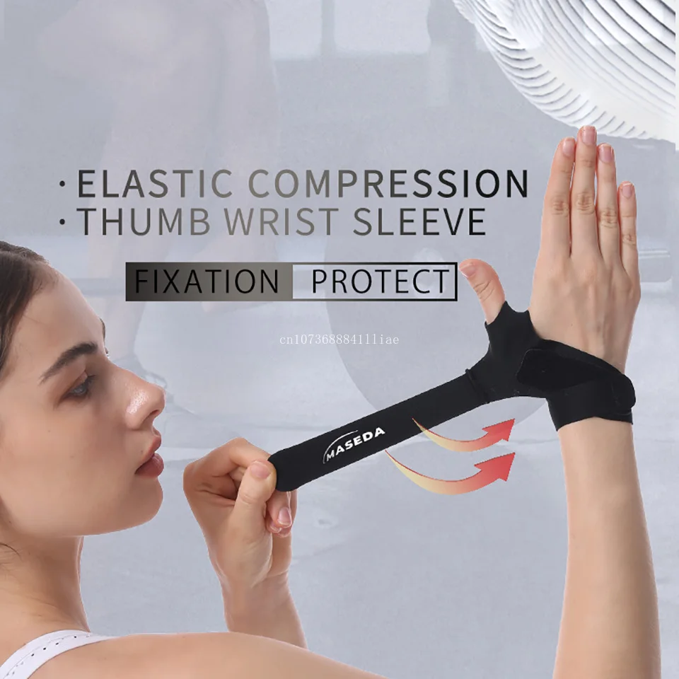 1Pcs Wrist Thumb Brace Ultra-Thin Compression Wrist Straps Thumb Support Tendonitis Tenosynovitis Carpal Tunnel Arthritis Unisex