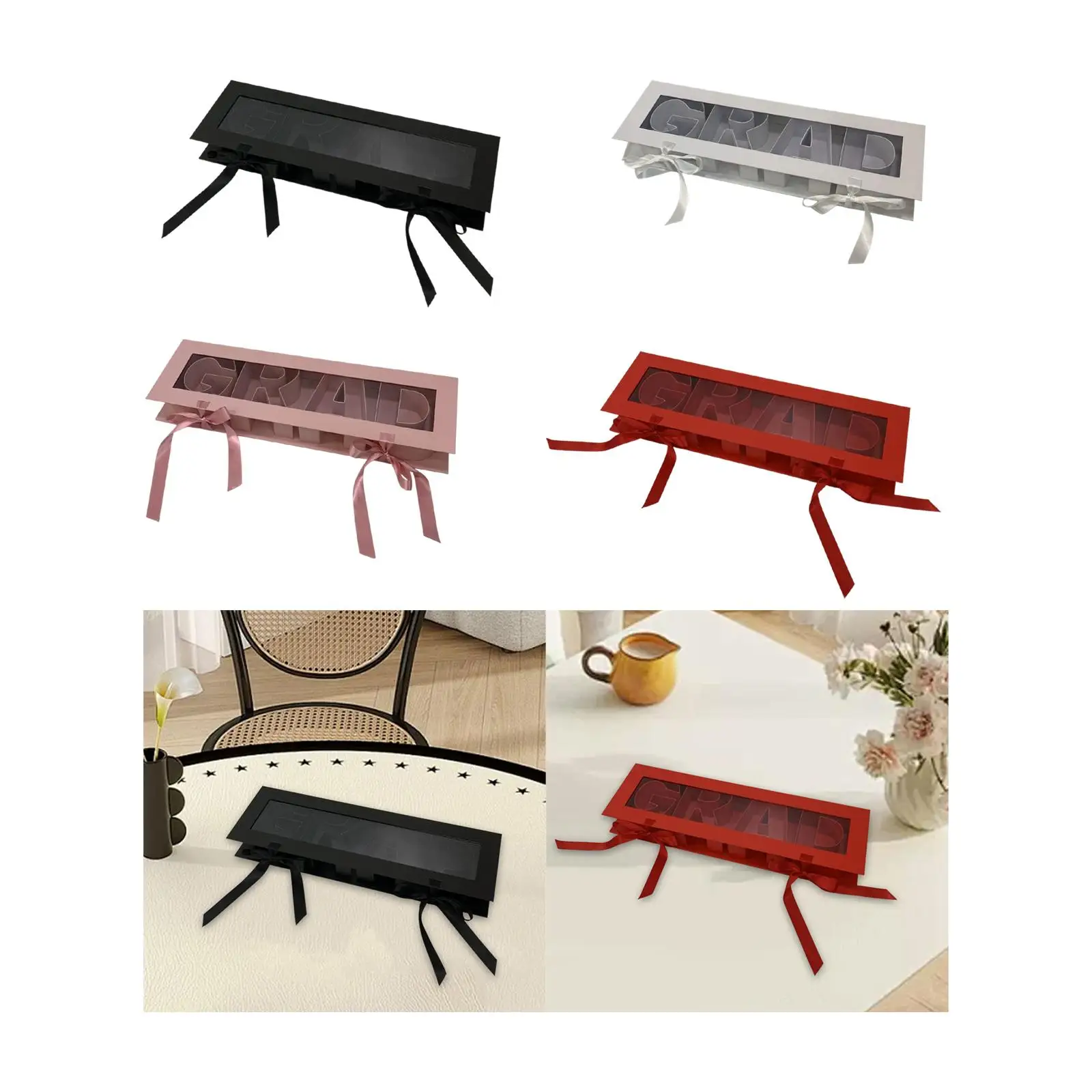 Grad leere Blumenbox, modische, befüllbare Buchstaben für Hochzeit, Party, Valentinstag