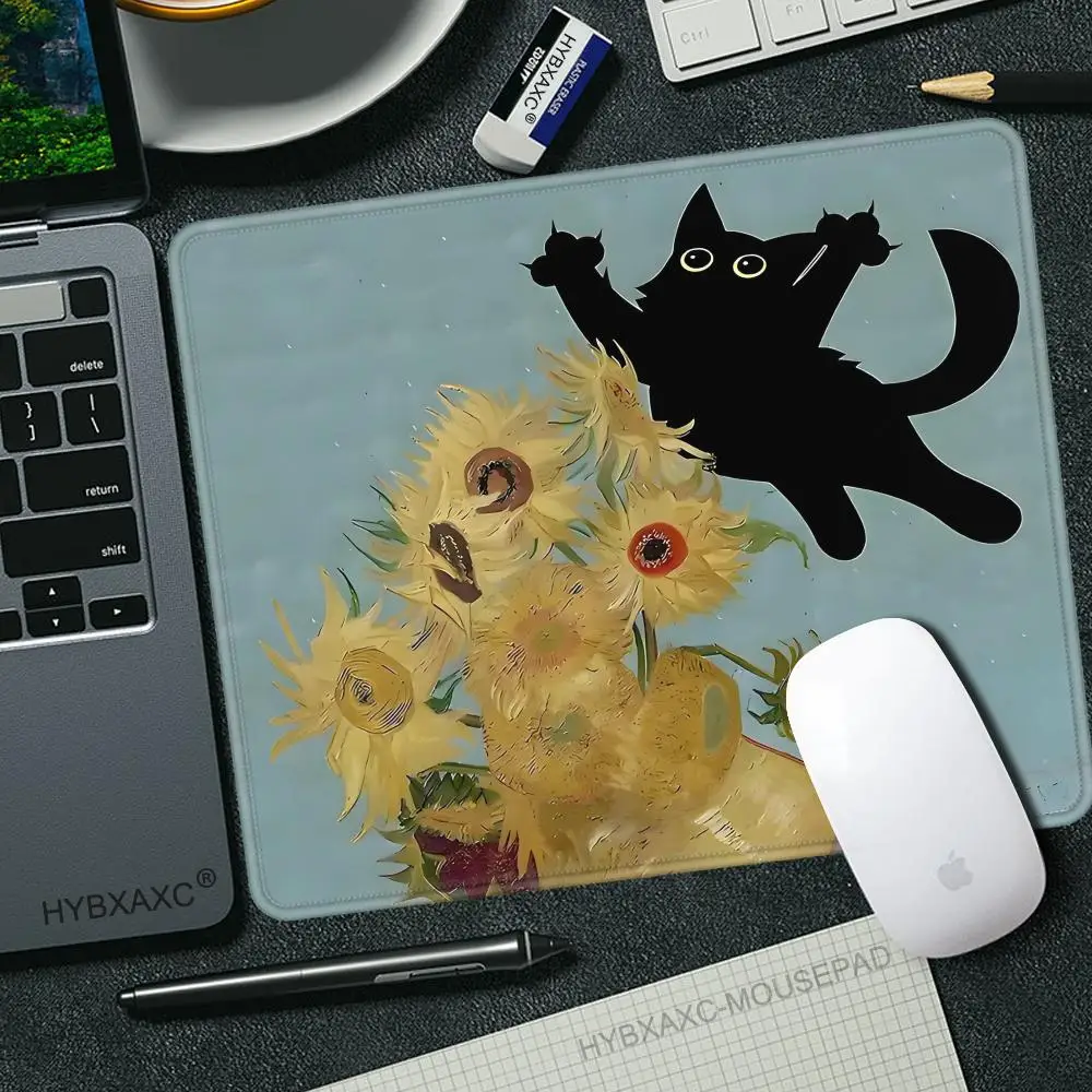 Kawaii Small Mouse Pad 45x40 Mouse Carpet Cute Desk Mat Funny Meme Gaming Accessories Mouse Mat Gamer Surface for Computer Mouse