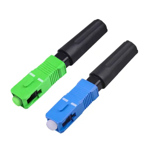 ONTi SC 광섬유 고속 커넥터 UPC/APC 내장형 광섬유 커넥터 퀵 커넥터 콜드 FTTH SC 단일 모드 어댑터