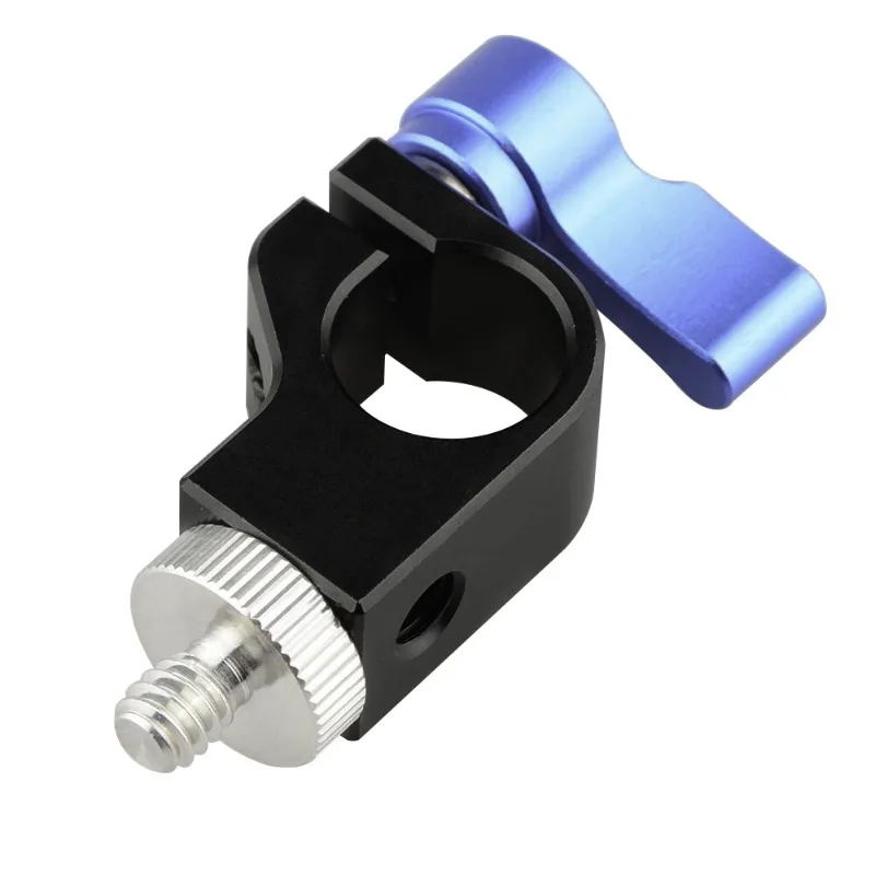 

15Mm single hole tube clamp with 1/4 screw SLR camera accessories