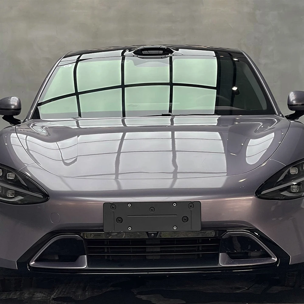 

Car Vinyl Wrap Decal Film PET Sunglow Purple Color Change Film Waterproof PVC Self-Adhesive Decoration Sticker Cover Air Release