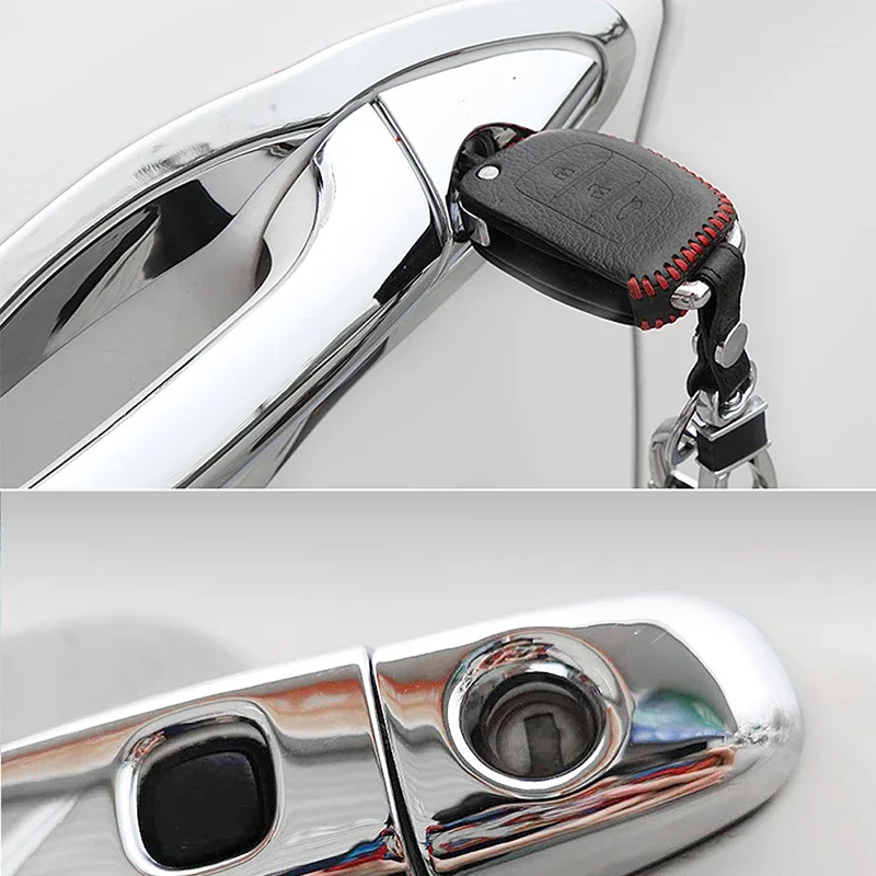 Chrome Car Door Handle Cover for Seat Ibiza MK3 6L 2003~2009 Car Covering Trim Set Exterior Accessories 2004 2005 2006 2007 2008