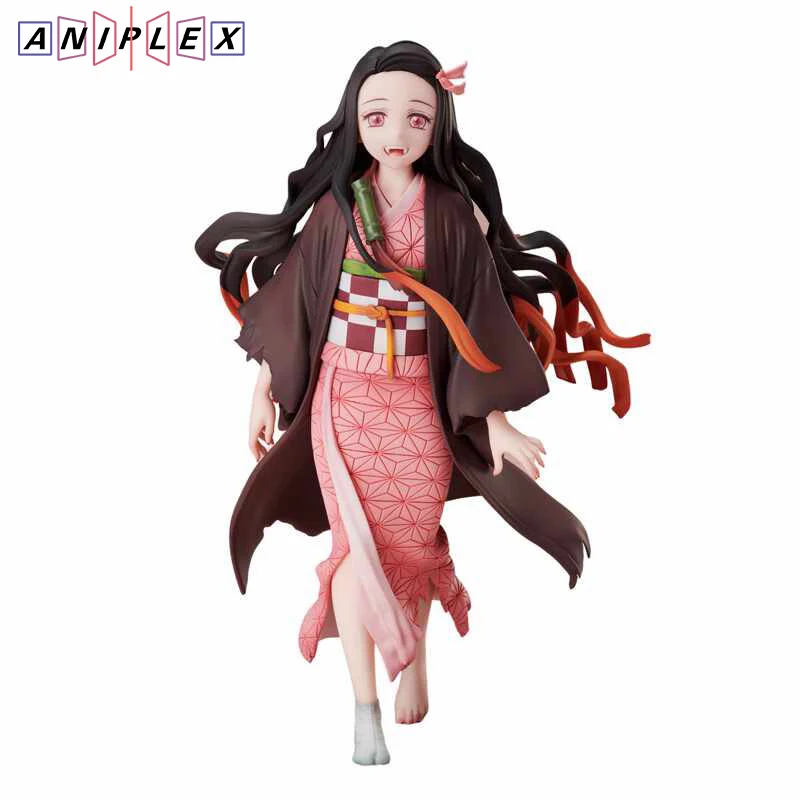 

Оригинальная фигурка в наличии ANIPLEX + Kamado Nezuko, экшн-фигурка рассекающего демонов, Коллекционная модель, кукла, статуэтка, орнамент, подарок