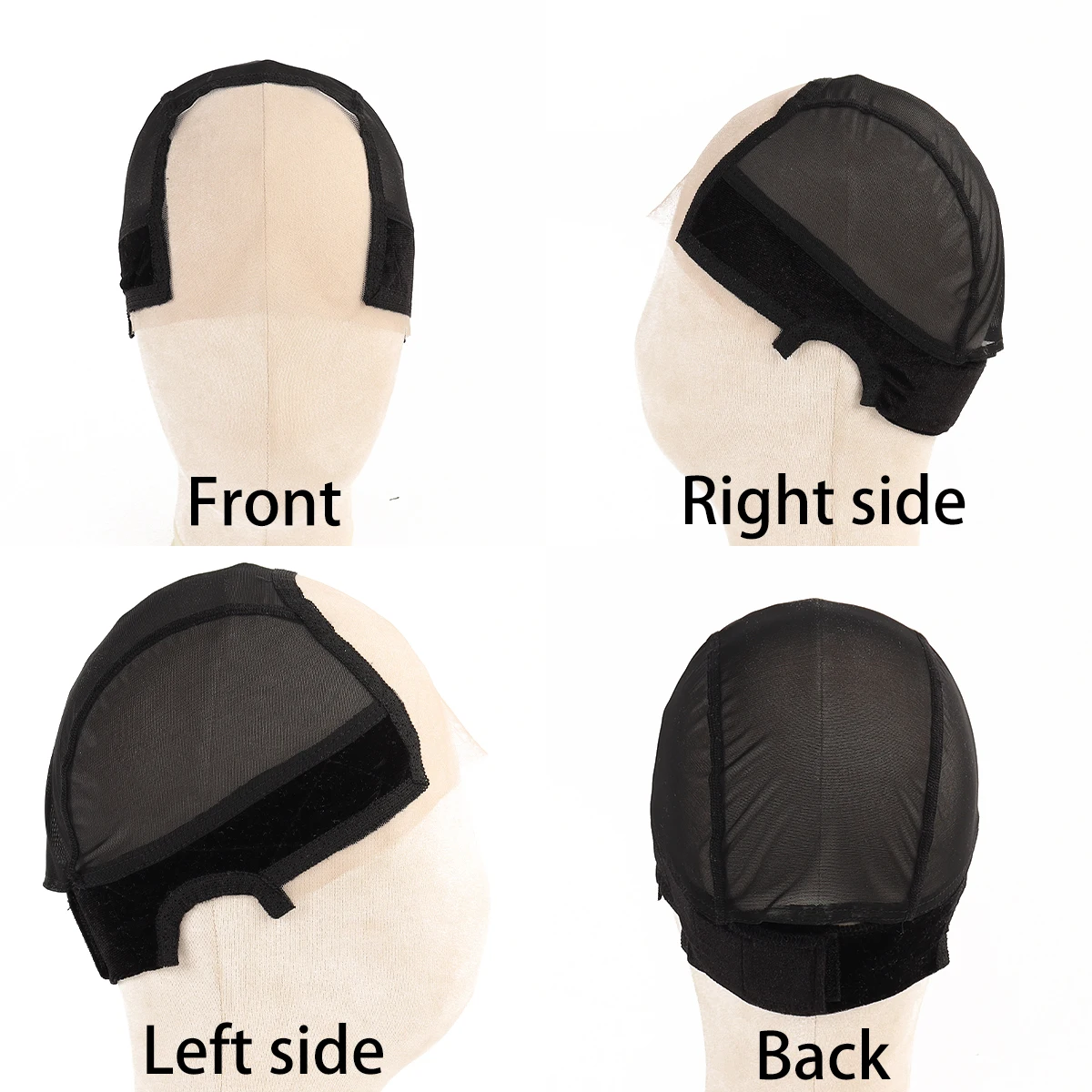 قبعة شعر مستعار من الدانتيل مع شريط قبضة للحفاظ على الباروكات في مكان، دانتيل شفاف أوسع 4 × 5 للشعر المستعار الأمامي من الدانتيل