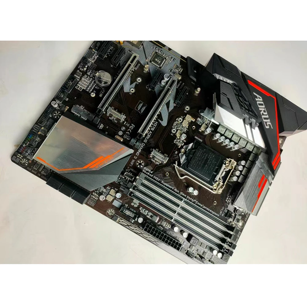 For Gigabyte LGA1151 H370 DDR4 64GB Core i7/i5/i3 ATX Desktop Motherboard H370 AORUS Gaming 3 WIFI