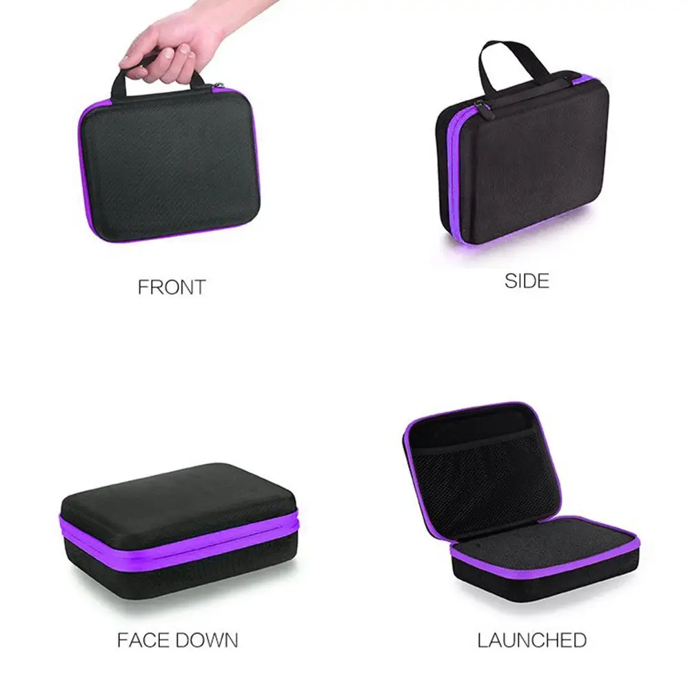 น้ํามันหอมระเหย 5 ml/10 ml น้ํามันหอมระเหยกระเป๋าเดินทางแบบพกพากระเป๋าถือยาทาเล็บกระเป๋า