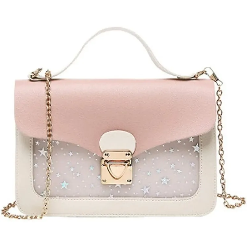 Crossbody-Tasche Kleine Einhorn-Umhängetasche für Mädchen Niedliche Handtasche mit Kette Messenger-Tasche für Teenager – Detail 1