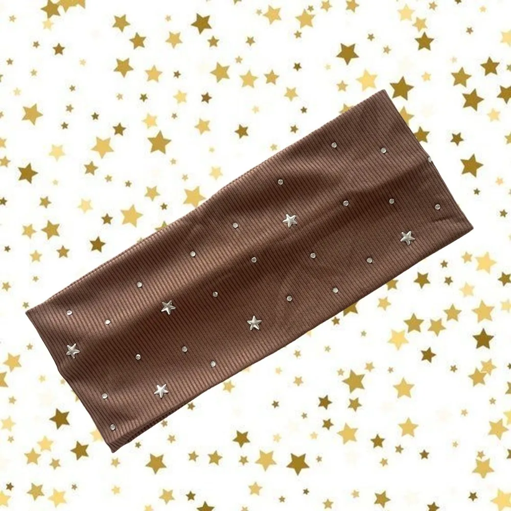 

New Sweat-Absorbing Yoga Headband Bling Diamond Elastic Headscarf Solid Color Breathable Headwear Yoga