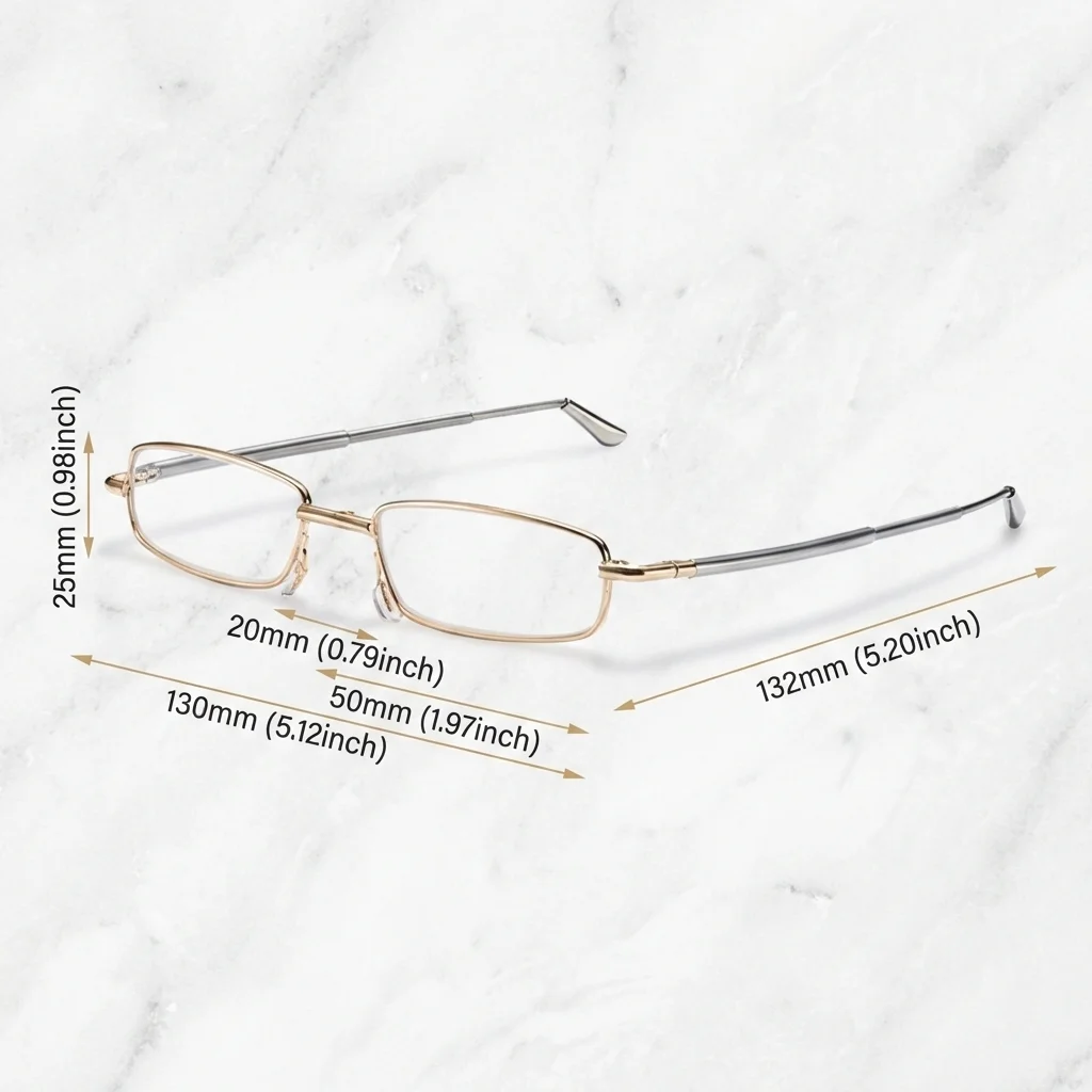 Faltbare Vollrahmen-Lesebrille, kompakt und tragbar, mit klarer Sicht und angenehm zu tragen, geeignet für Männer und Frauen. – Detail 7