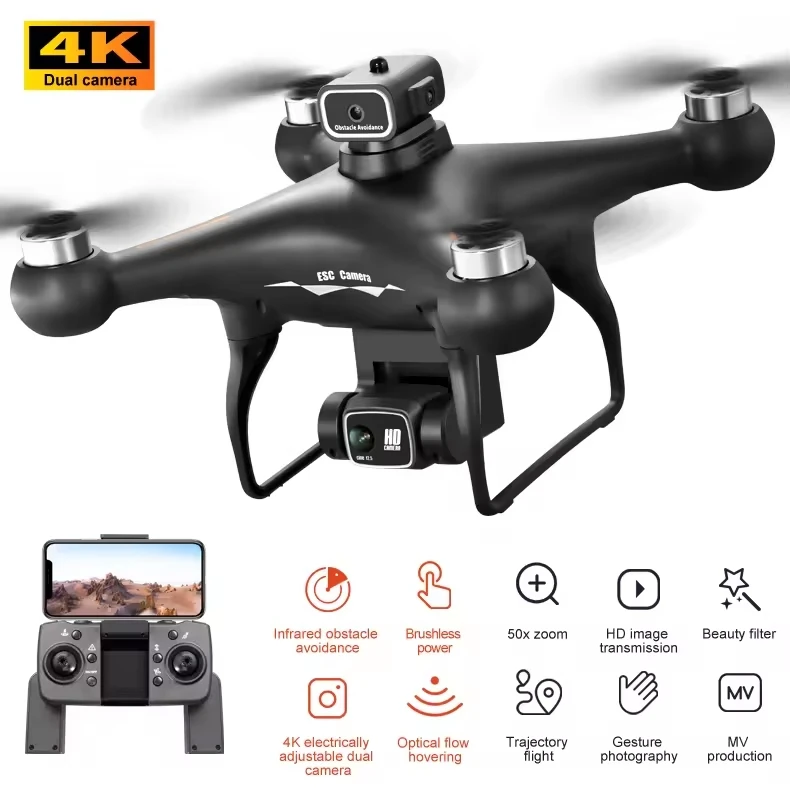 

FPV UAV S116 2.4g Wifi Obstacle Avoidance Remote Control Beginner With Dual Camera 4k/8k Professional Quadcopter Mini Drones