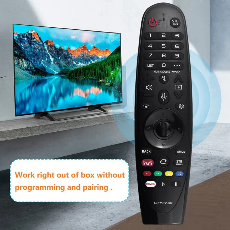 AKB75855502 Voice Remote Control With Mic Airmouse For LG 2020 AI Thinq Smart TV UN8 UN7 UN6 Series