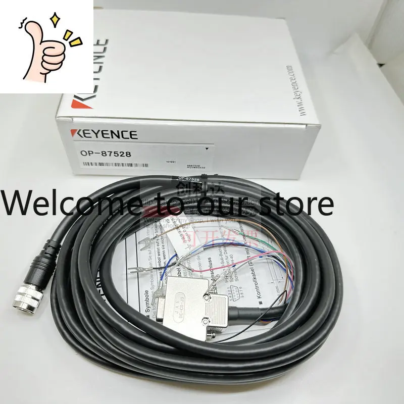 Genuine Original KEYENCE/KEYENCE OP-87528 Code Scanner Power Cord Quality Assurance One Year, Spot