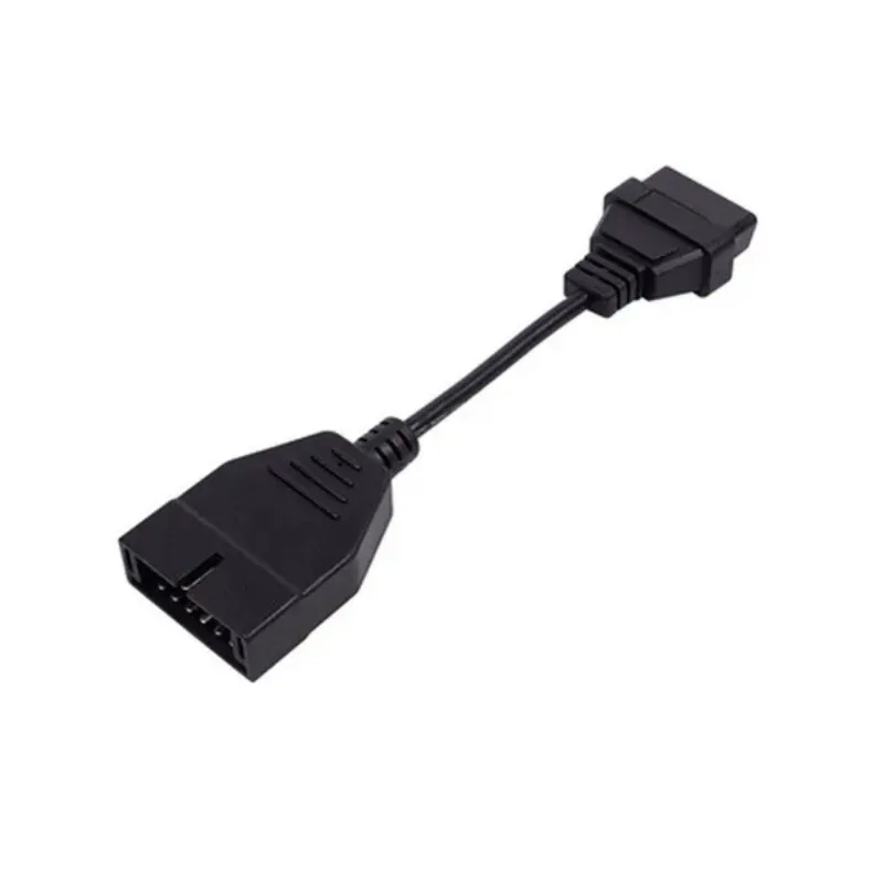 Câble de connecteur de Diagnostic automatique, 12 broches à 16 broches, ligne d'adaptateur de Scanner de véhicules, 1 pièce