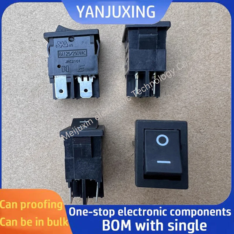 1 ~ 5 قطعة/الوحدة JRC2101H 4-pin 2-موقف الروك السفينة على شكل التبديل 8A 250VAC
