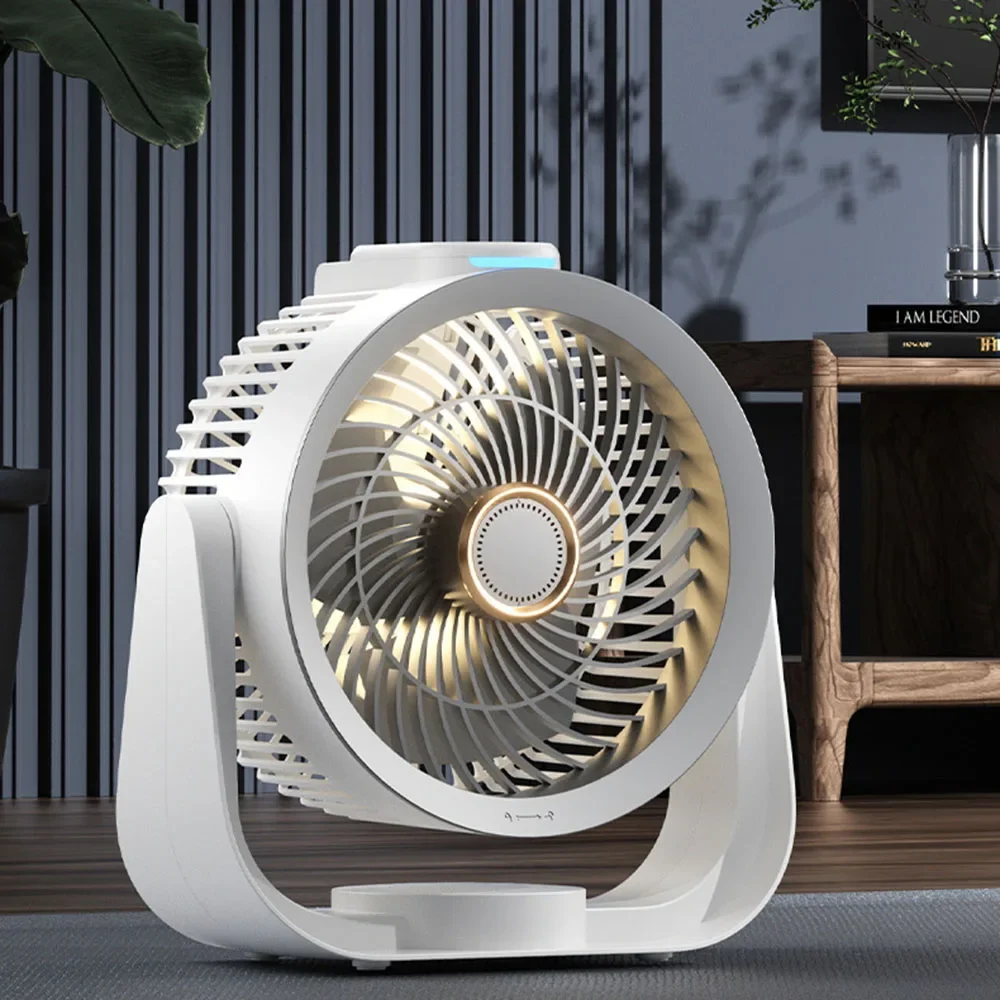 Multifunctional Electric Fan Circulator Wireless Bluetooth-compatible Voice Home Quiet Desktop Wall Ceiling Fan Air Cooler