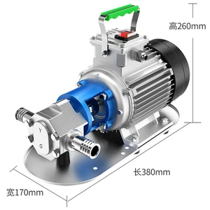Pompa, yağ pompası, paslanmaz çelik autoescorvante, yediğimiz yağın yüksek viskozitesi, dizel yakıt, hidrolik yağ, yüksek viskoziteli, 220V, 380V Pompa, hidrolik-yağ üzerinde 6 büyük satış - №6