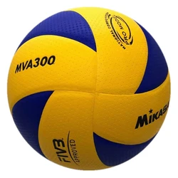 Indoor Volleybal Nieuwe Hoge Kwaliteit Lederen Pu Zacht Beachvolleybal Hard Volleybal Mva300 Training Game Ball