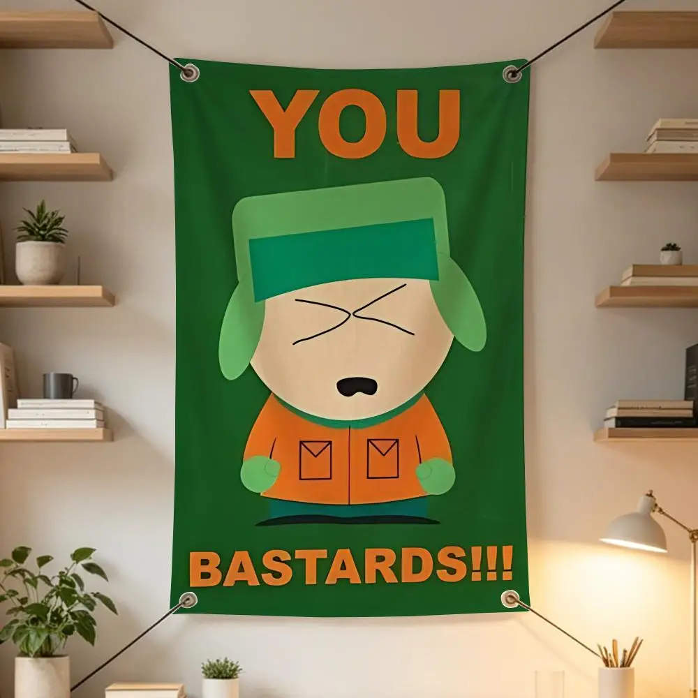 Animation S-South Park Flags, Outdoor Decorations, Music Bars, Home Interiors, Patio and Garden Decorations