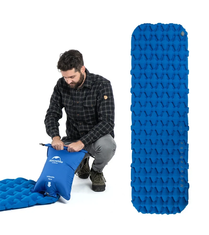 Naturehike FC-10 Camping Aufblasbare Matratze Luftmatratze Ultraleichte Matratze Schlafmatte Nylon Schlafunterlage – Detail 2