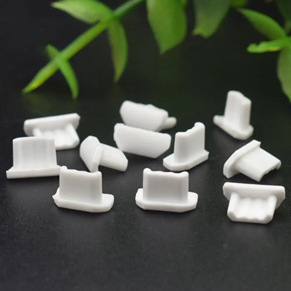 5Pcs Silicone Dust Plugs Phone Micro-USB Charging Port Protector Cover Micro-USB Anti-dust Plug Protective Dustproof Tampon