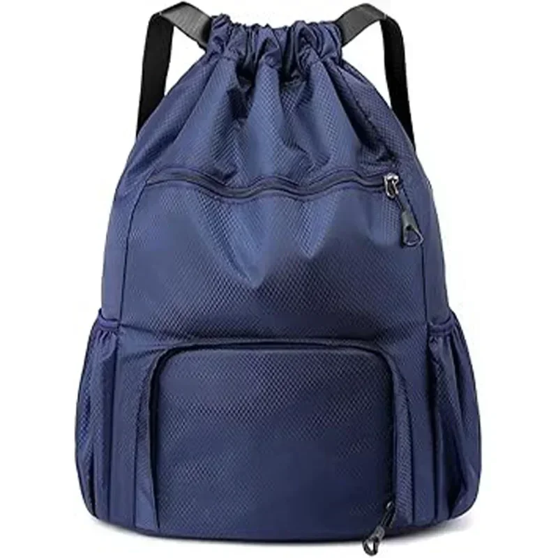 Mochila STE15 com bolso molhado e compartimento para sapatos, bolsa esportiva resistente à água para academia, praia, natação, para mulheres e homens