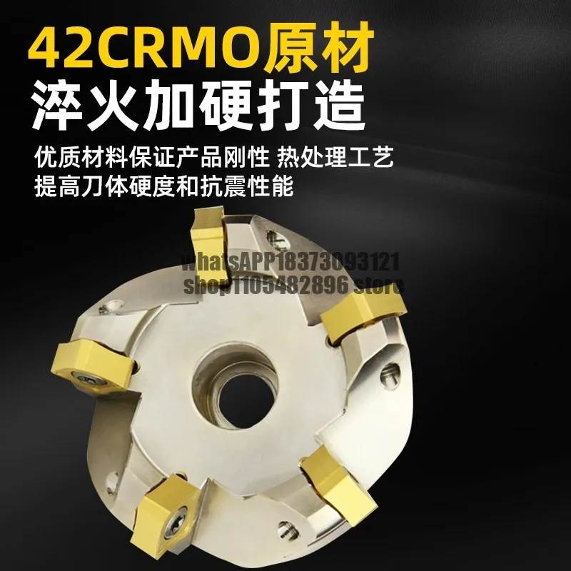 45 Degree Face Milling Flying Cutter Disc Fast Forward Milling Insert SNMX45 ° 1205 Cutter Disc