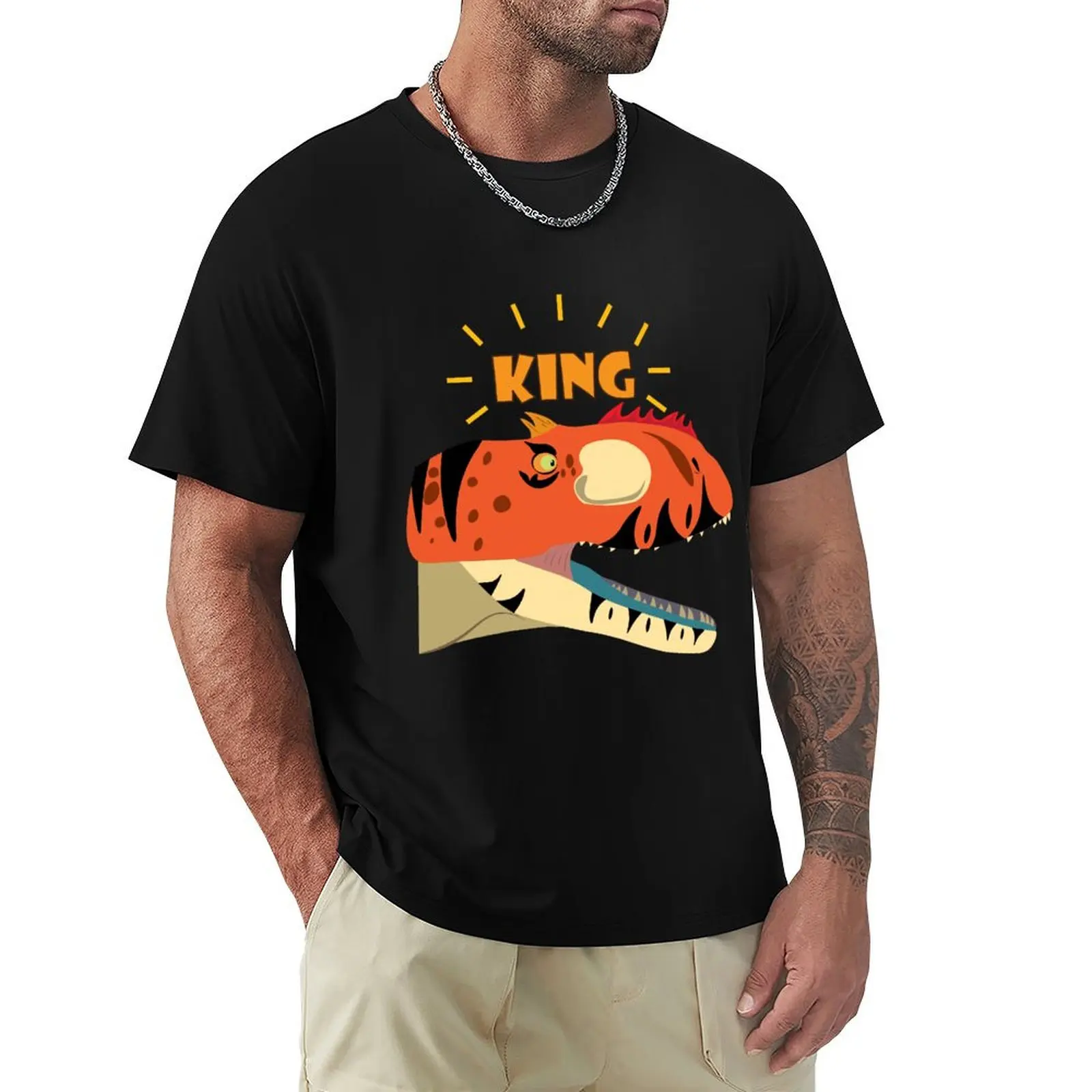 

King Rajasaurus T-Shirt Man t-shirt cotton man t-shirts croswit shirt man mens t shirts casual stylish