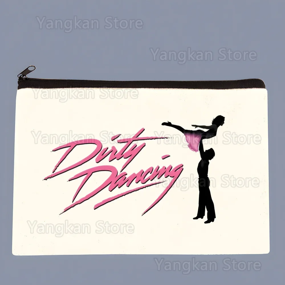 Dirty Dancing Movie Canvas Bag Pure White Bag, Zipper Bag Coin Clutch