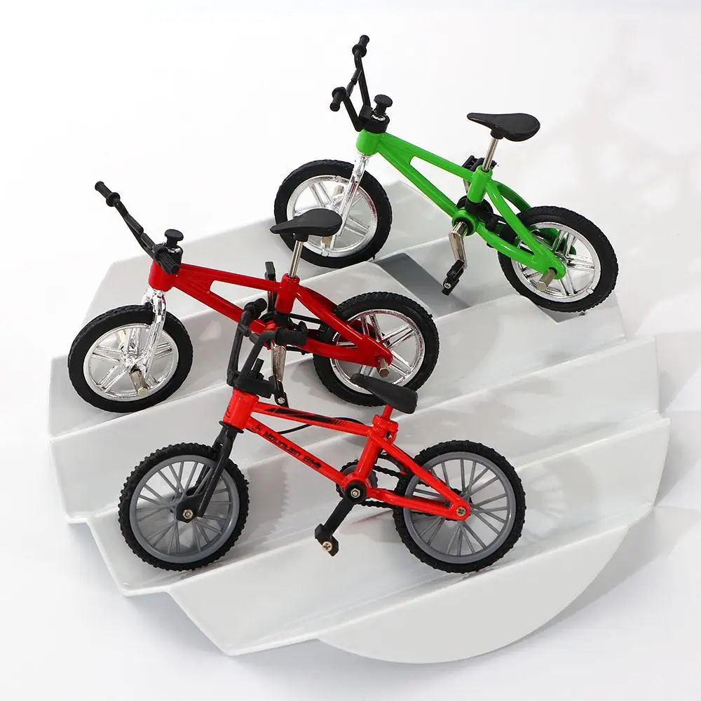 Gift Alloy Model Toys for Boys Finger Bicycle for Children Mountain Bike Mini Bike Finger Bmx Bike Mini Finger Bike
