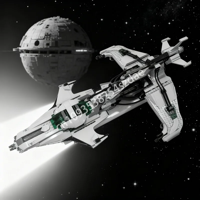 

874pcs MOC Gamma V Laser Craft Deluxe Neo Classic Model Toys Building Blocks DIY Christmas Gifts Idea Education Kids Birthday