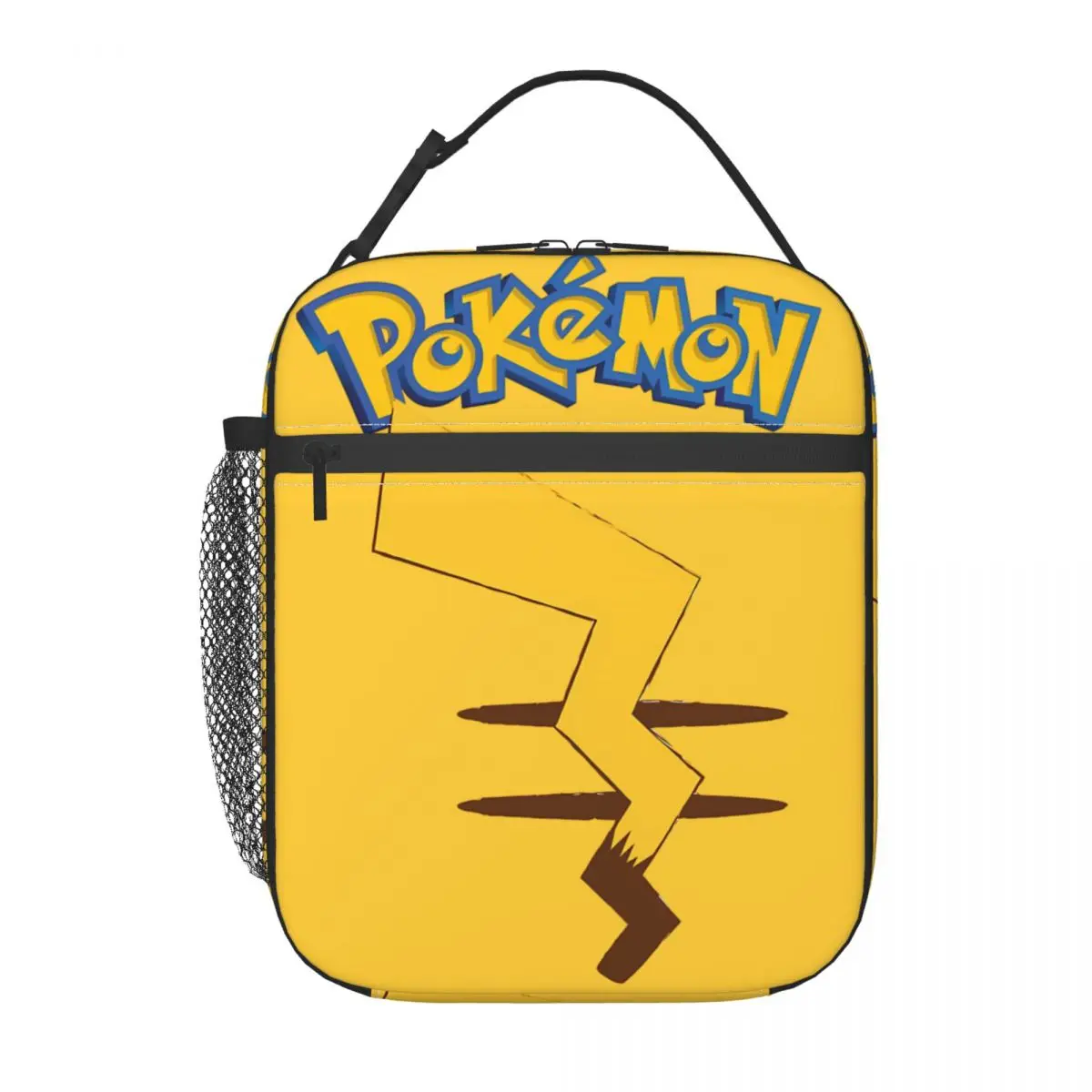 For Kid Bento Box Pokemon Yellow Thunder Tail Sticker New Design Pocket Monster Pikachu Large CapacityLunch Food BoxFor Outdoor