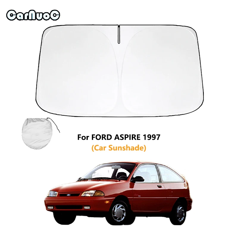 

For FORD ASPIRE 1997 Car Sunshade Sun Shade Front Rear Window Film Windshield Visor Cover UV Protect Reflector