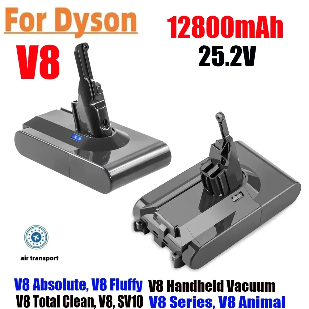 

100%Vacuum Cleaner Rechargeable Battery for Dyson V8 Series SV07 SV09 SV10 DC58 DC31 DC34 Absolute Fluffy Animal Pro Bateria