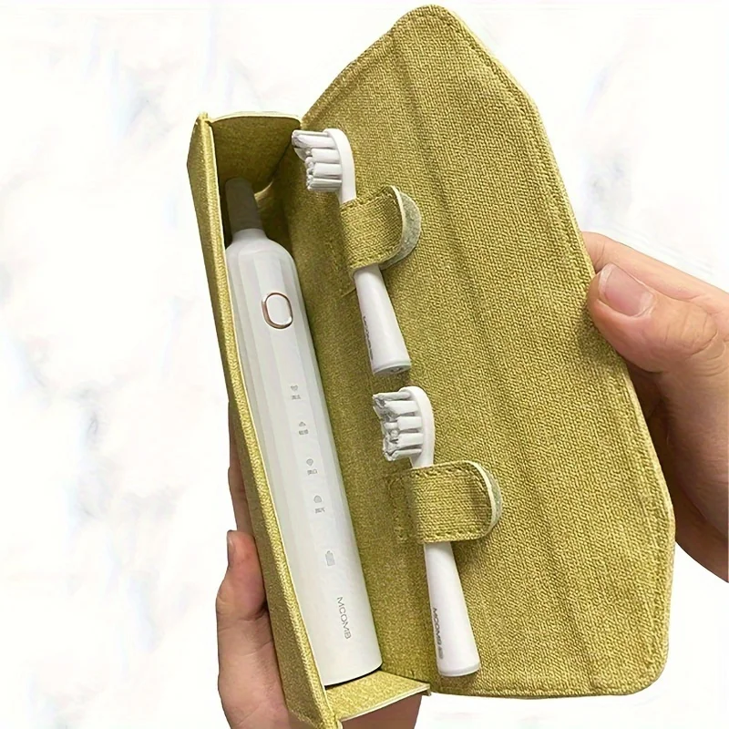 

Universal Travel Toothbrush Box - Durable and Protective Fabric Bag with Storage Function, Easy to Carry, Travel, and Home Use