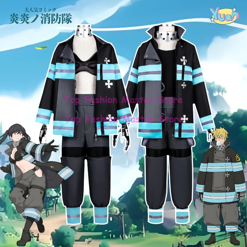 

Fire Force Kotatsu Tamaki Cosplay Costume 1st Special Fire Brigade Women Role Play Uniform Suit Tamaki Kotatsu Full Set