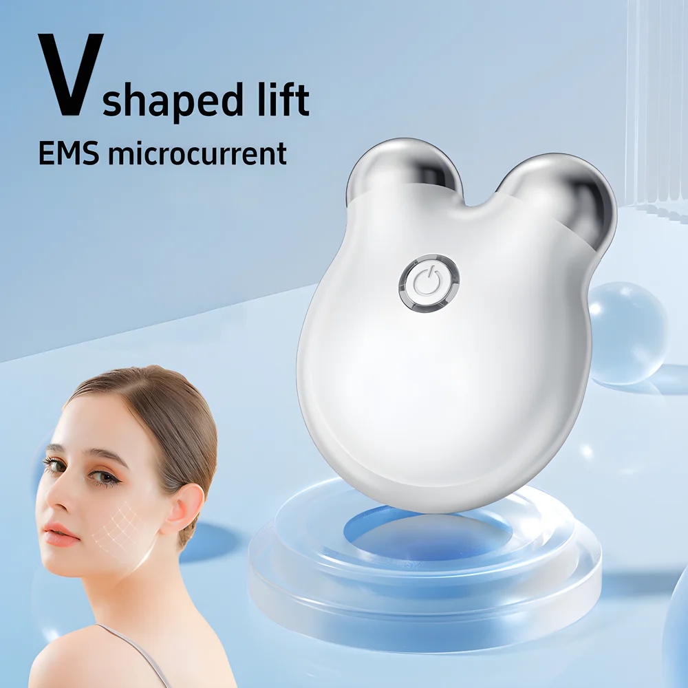 Mini Micro Huidige EMS Schoonheid Instrument Gezicht Lifting Machine Gezichtsmassager Delicate Contour Lifting Verstevigende Anti Rimpel
