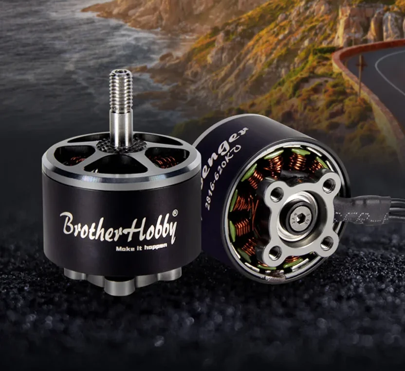 

BrotherHobby Avenger 2816 620/750/810/1050KV 4-6S Motor 3.9KG High Thrust Long Free Flights for 8-10inch Prop Racing Drones