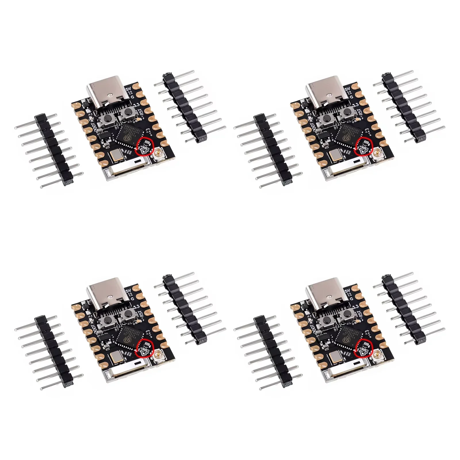 Neues Micro ESP32-C3 Mini Development Board ESP32-C3_Mini_V1 Wi-Fi+BT 2,4G WiFi-Antenne mit SMA-Kabel 3DBI U.FL auf SMA-Buchse