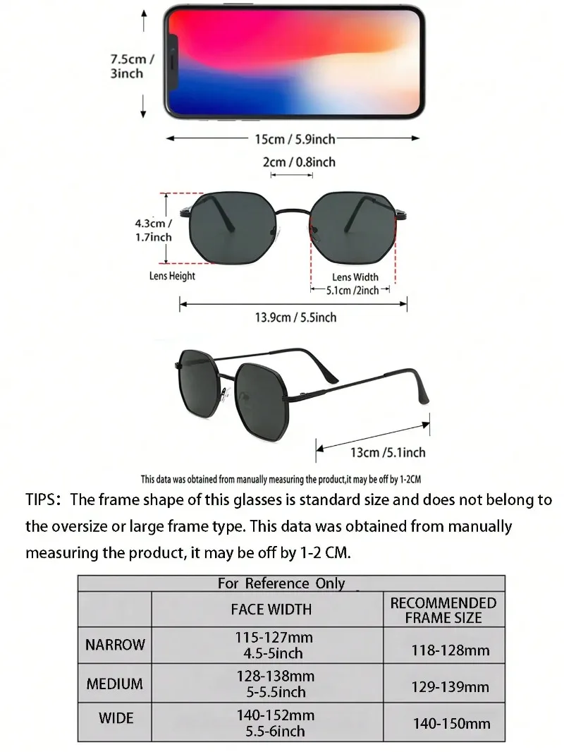 1/2 PCS Unisex Irregular Metal Frame Sunglasses Temperament Fashion Glasses For Outdoor Travel Driving Daily Life Accessories image 6