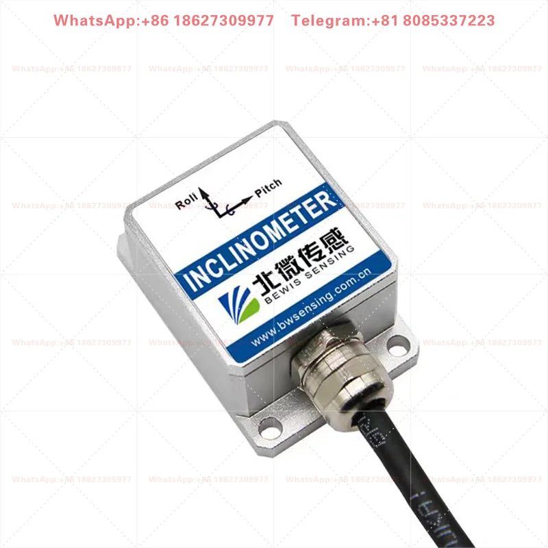 BW-VG50 Dynamic Double Dual Axis Inclinometer Tilt Angle Sensor Switch Accuracy 3/0.3 Resolution 0.01 RS232 RS485 TTL Pitch Roll