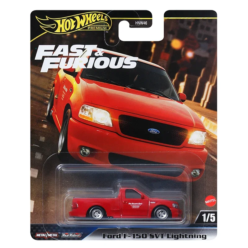 Оригинальный автомобиль Hot Wheels премиум-класса Fast & Furious Boys 1:64 Toyota Cruiser Bentley Continental Chevy Nissan Ford, модель, подарок на