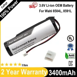 3.7V 3400mAh Battery for WAHL Black Stealth, Chrome,Cordless Magic Clip,Senior Cordless,Sterling 4,Super Taper Cordless