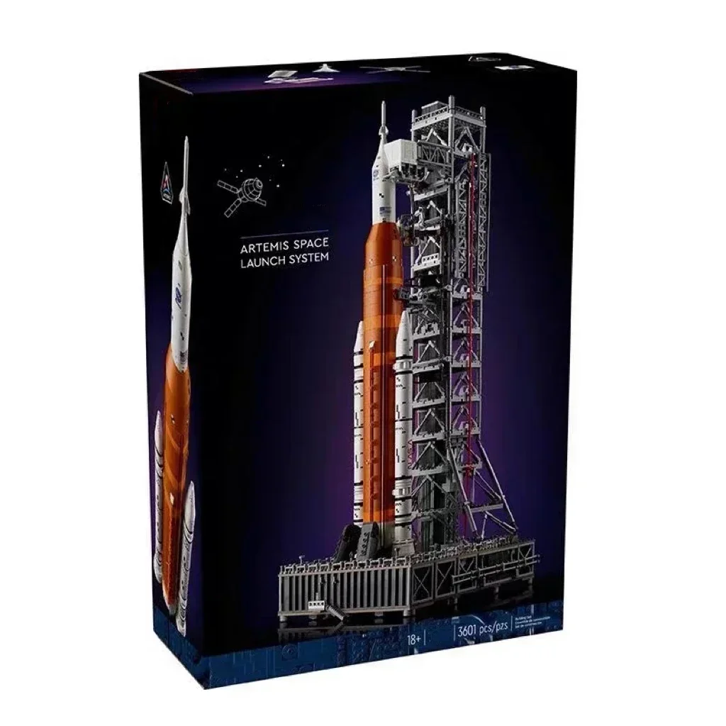 Tijolos Brinquedos para Crianças e Adultos, Icons Space Launch System Model, Building Kit, Space SLS, Presentes, 10341, 3601Pcs